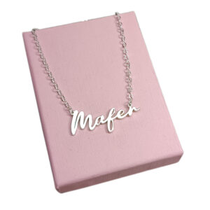 Collar Nombre En Plata 925