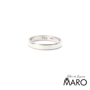 Anillo Cinta Plata 3mm