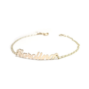 Pulsera con Nombre Oro 14K