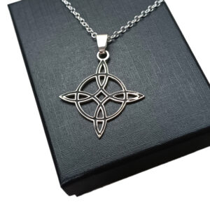 Nudo De Bruja Collar De Plata 925