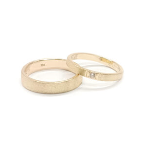 Par Anillos Shine Oro10k