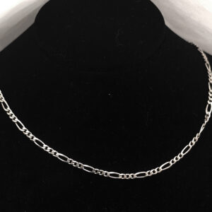 Cadena Figaro 3x1 Plata 3mm